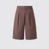 Pantalones cortos anchos plisados para hombre | 12,5″
