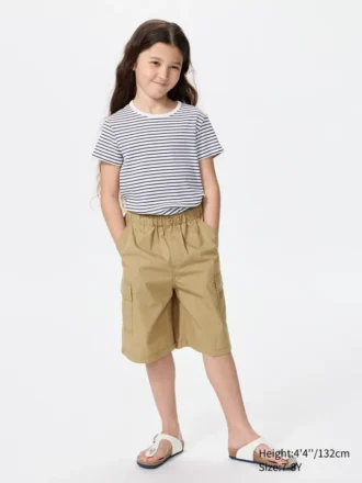 Pantalones cortos cargo holgados para niños