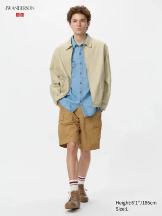 Pantalones cortos cargo para hombre | 10,5″