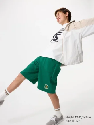 Pantalones cortos de algodón AIRism para niños | Estampado