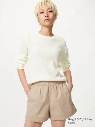 Pantalones cortos de algodón para mujer
