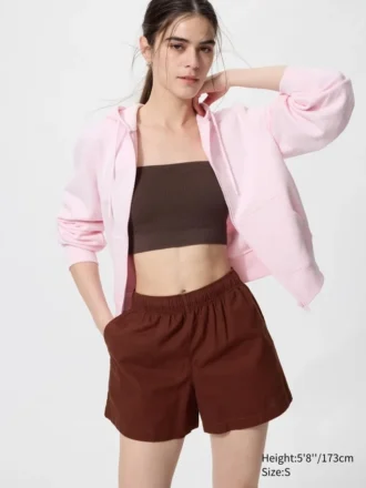 Pantalones cortos de algodón para mujer