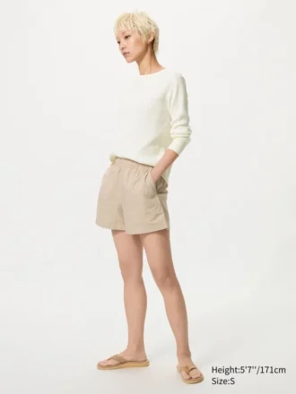 Pantalones cortos de algodón para mujer