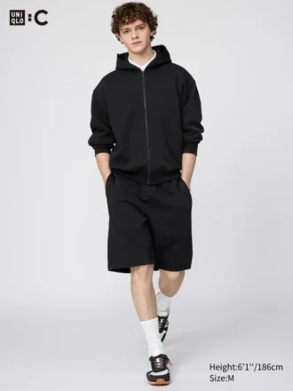 Pantalones cortos de chándal anchos unisex