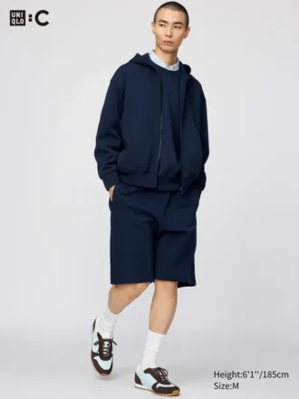 Pantalones cortos de chándal anchos unisex