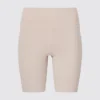 Pantalones cortos de ciclista AIRism Soft Pocket para mujer (20 cm)
