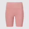 Pantalones cortos de ciclista AIRism Soft Pocket para mujer (20 cm)