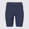 Pantalones cortos de ciclista AIRism Soft Pocket para mujer (20 cm)