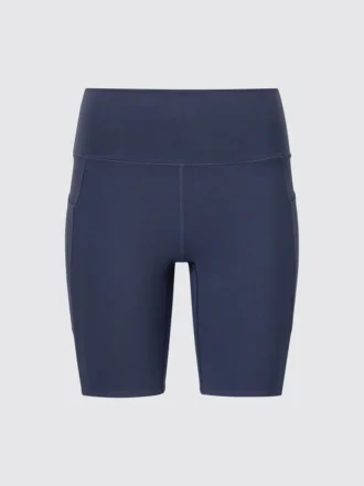 Pantalones cortos de ciclista AIRism Soft Pocket para mujer (20 cm)