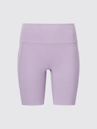 Pantalones cortos de ciclista AIRism Soft Pocket para mujer (20 cm)