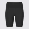 Pantalones cortos de ciclista AIRism Soft Pocket para mujer (20 cm)