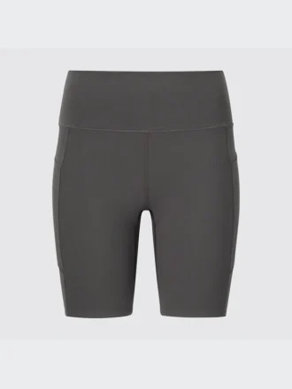 Pantalones cortos de ciclista AIRism Soft Pocket para mujer (20 cm)