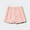Pantalones cortos de lino y algodón para niños Pantalones cortos de lino y algodón para niños