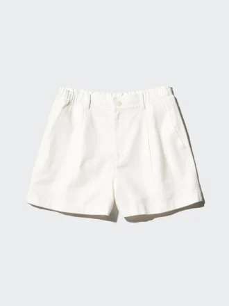 Pantalones cortos de lino y algodón para niños