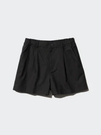 Pantalones cortos de lino y algodón para niños