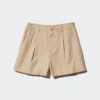 Pantalones cortos de lino y algodón para niños Pantalones cortos de lino y algodón para niños
