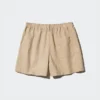 Pantalones cortos de lino y algodón para niños Pantalones cortos de lino y algodón para niños