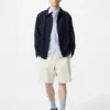 Pantalones cortos de mezcla de lino para hombre | 9,5″ Pantalones cortos de mezcla de lino para hombre | 9,5″