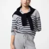 Pantalones cortos de punto acanalado lavables para mujer