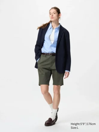 Pantalones cortos elásticos ajustados para hombre | 9″