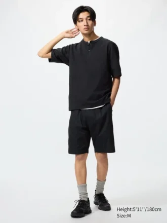 Pantalones cortos elásticos unisex | 20 cm