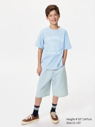 Pantalones cortos vaqueros holgados para niños Pantalones cortos vaqueros holgados para niños