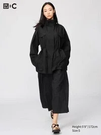 Pantalones culotte de algodón para mujer