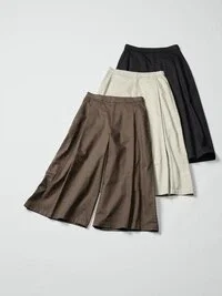 Pantalones culotte de algodón para mujer Pantalones culotte de algodón para mujer