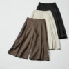 Pantalones culotte de algodón para mujer Pantalones culotte de algodón para mujer