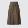 Pantalones culotte de algodón para mujer Pantalones culotte de algodón para mujer