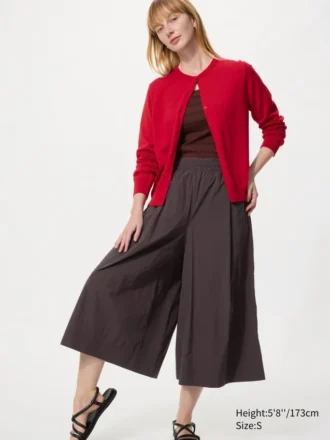 Pantalones culotte de nylon para mujer