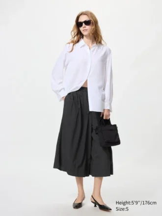 Pantalones culotte de nylon para mujer