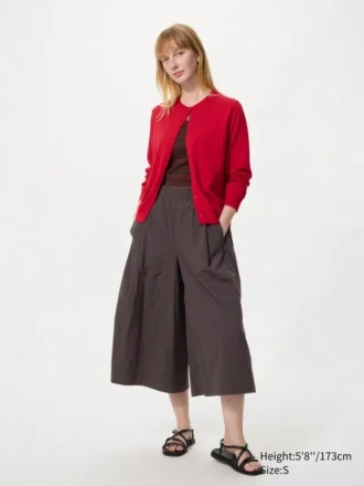 Pantalones culotte de nylon para mujer