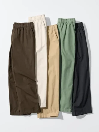 Pantalones de algodón holgados hasta el tobillo para mujer