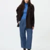 Pantalones de algodón holgados hasta los tobillos para mujer | Denim Pantalones de algodón holgados hasta los tobillos para mujer | Denim