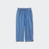 Pantalones de algodón holgados hasta los tobillos para mujer | Denim Pantalones de algodón holgados hasta los tobillos para mujer | Denim