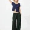 Pantalones de chándal anchos para mujer Pantalones de chándal anchos para mujer