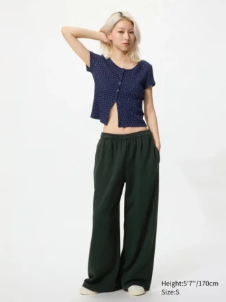 Pantalones de chándal anchos para mujer