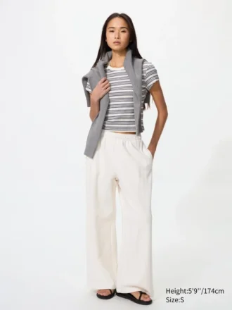 Pantalones de chándal anchos para mujer