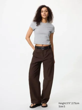 Pantalones de jersey de mujer | Talla alta