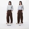 Pantalones de jersey de mujer | Talla alta