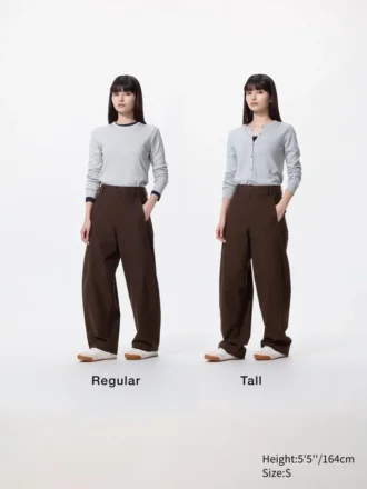 Pantalones de jersey de corte acampanado para mujer