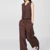 Pantalones de lino Premium Linen para mujer Pantalones de lino Premium Linen para mujer