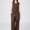 Pantalones de lino Premium Linen para mujer Pantalones de lino Premium Linen para mujer