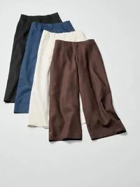 Pantalones de lino Premium Linen para mujer Pantalones de lino Premium Linen para mujer