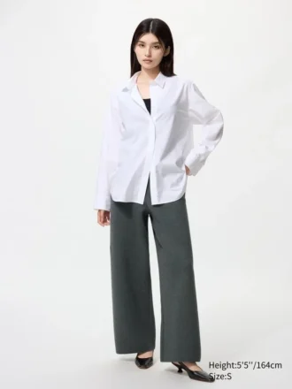Pantalones de mujer con canalé milanés lavables