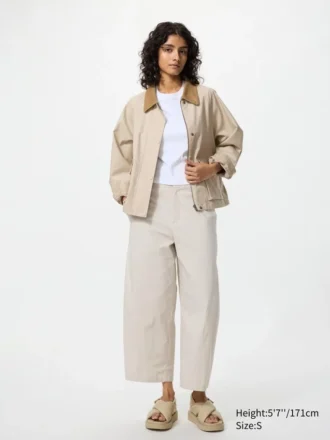 Pantalones de mujer de corte acampanado hasta el tobillo