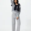 Pantalones de punto acanalados lavables para mujer Pantalones de punto acanalados lavables para mujer
