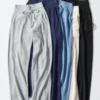 Pantalones de punto acanalados lavables para mujer Pantalones de punto acanalados lavables para mujer