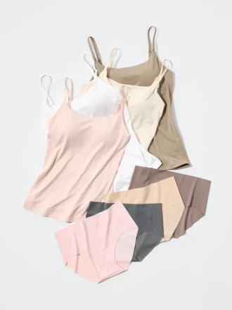 Pantalones de tiro bajo AIRism sin costuras para mujer Pantalones de tiro bajo AIRism sin costuras para mujer